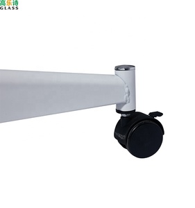 Pizarra Magnética de <span class=keywords><strong>Vidrio</strong></span> Templado con Marco de Aluminio y Soporte Móvil, Superficie de <span class=keywords><strong>Vidrio</strong></span> Templado de 60x90cm <span class=keywords><strong>para</strong></span> Escuela, Hogar y Oficina - Product Image 4
