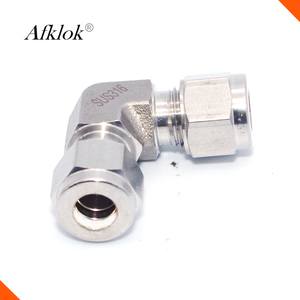 Cotovelo Joint Pipes Aço Inoxidável 316 Duplo Virola <span class=keywords><strong>1</strong></span>/4 "Gás Natural Cotovelo Tubo União 90 Graus Cotovelo Pipe Fittings - Product Image 4
