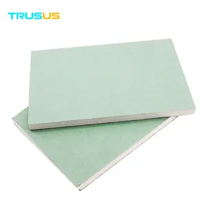 Pvc Gypsum Sheet Waterproof Fireproofing Sound Proof Insulated Patterned Decorative Fibrous Drywall Gypsum Plasterboard Ceiling Price