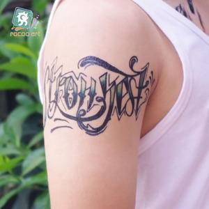 Tùy Chỉnh Không Thấm Nước Phụ Nữ Đàn Ông Thư Body Full Leg Arm Tay Tạm Thời Fake Tatoo Temporal - Product Image 2