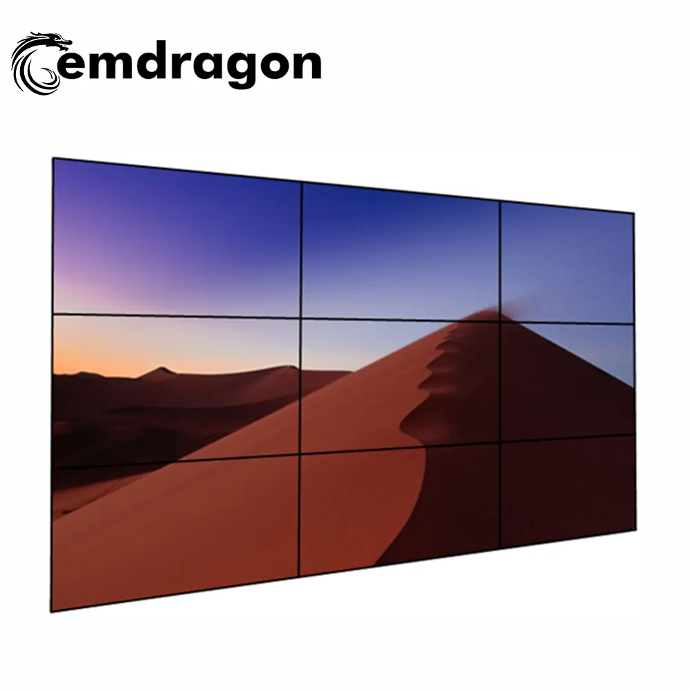 LG Lcd Video Wall 4K รองรับ55นิ้วพร้อมฝาแคบพิเศษ1.8-3.5มม. TFT ในร่มออนไลน์สนับสนุน1ปี