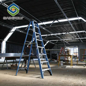 La grande voûte agricole <span class=keywords><strong>de</strong></span> <span class=keywords><strong>serre</strong></span> chaude siffle la couche simple <span class=keywords><strong>de</strong></span> film plastique faite à partir du matériel durable <span class=keywords><strong>de</strong></span> PE - Product Image 2