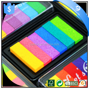 Almohadilla de tinta gradiente para tallado, 6 colores - Product Image 2