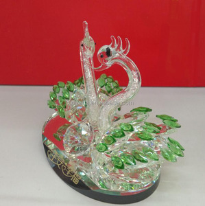 Bán Buôn Đôi Pha Lê Thủy Tinh <span class=keywords><strong>Swan</strong></span> Ngày Valentine Quà Tặng, Kim Cương Kỷ Niệm Lưu Niệm Trang Trí - Product Image 4