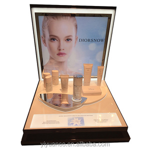 สีที่กำหนดเองนำโฆษณาอะคริลิแต่งหน้าน้ำหอมยืนแสดงสำหรับตู้โชว์ - Product Image 2