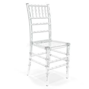 Rekabetçi Fiyat Tiffany Şeffaf Cam Sandalye Toptan - Product Image 6