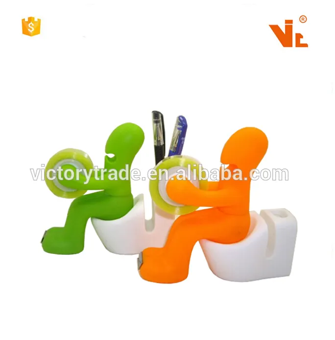 V-TD011 2017 канцелярские товары на заказ Новинка Настольный диспенсер для лент режущие лезвия с ручкой и держателем для заметок