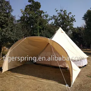 Yüksek Lüks Yüksek kalite 5 m çan çadır branda çan satılık Teepee çadır Su Geçirmez tuval safari İmparator çan çadır