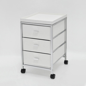 Metal Handle 2 Tier MDF Wood DIY Trolley Cart - Product Image 2