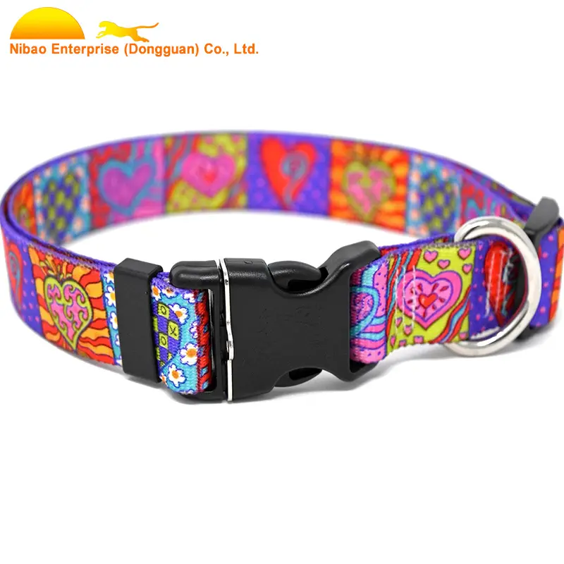 Customizable print collar for any size dog