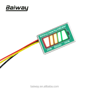 BW-TD05แบตเตอรี่ตะกั่วกรด/แบตเตอรี่ลิเธียม LED ตัวบ่งชี้แรงดันไฟฟ้าของแบตเตอรี่