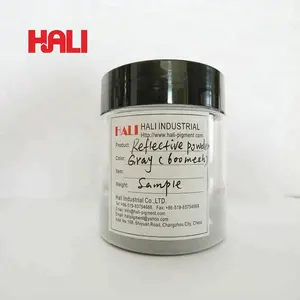Yansıtıcı toz yansıtıcı pigment yansıtıcı cam boncuk yol işareti pigment ürün: HLRF-04 600 mesh gri renk