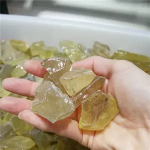 High Quality In Bulk Citrine Gravel Tumbled Topaz Stones For Home Decoration