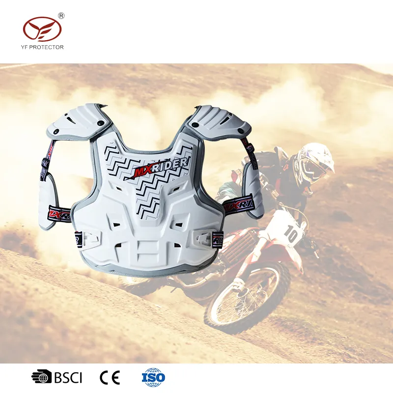 High Quality Manufacturer Supply CE Motorcycle Full Chest Protector Roost Guard Body with Arm Protection