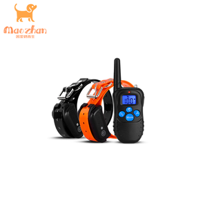 Dog remote training collar 300 meter range radio no service fees gps locator prong