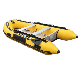 Bateau de pêche certifié CE pour usage marin, petit bateau avec <span class=keywords><strong>moteur</strong></span> électrique, plancher en aluminium, bateau en caoutchouc PVC de 0,9 mm - Product Image 4