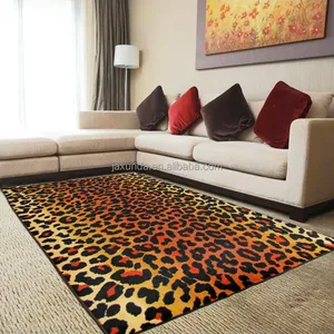 disegno stampato tigre tappeto lattice indietro
