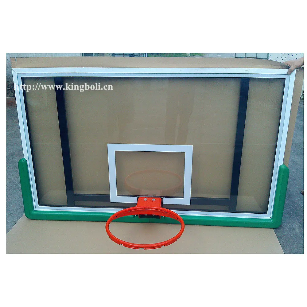 Хорошее качество алюминиевая рамка и стальная рамка PU Прокладка закаленное стекло баскетбольная доска
