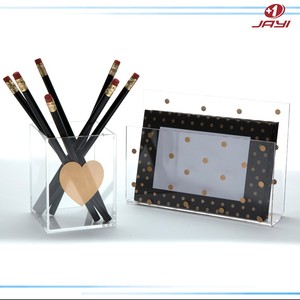 Portapenne fatto a mano in acrilico <span class=keywords><strong>trasparente</strong></span> e <span class=keywords><strong>trasparente</strong></span> all'ingrosso personalizzato - Product Image 4
