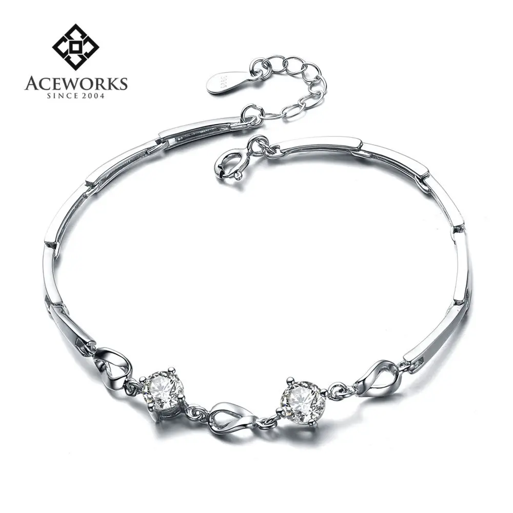 New Fashion 925 sterling silver price per gram sterling silver bracelet