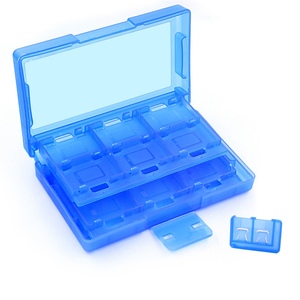 Boîte de rangement pour cartouche de cartes de jeu 24 en 1, organisateur pour Nintend <span class=keywords><strong>Switch</strong></span> / <span class=keywords><strong>Switch</strong></span> <span class=keywords><strong>Lite</strong></span> OLED + 2 emplacements pour carte d'extension TF - Product Image 2