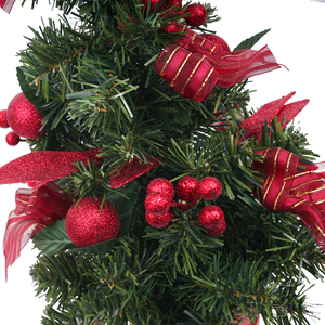 JINTAI - Árbol <span class=keywords><strong>de</strong></span> <span class=keywords><strong>Navidad</strong></span> Artificial <span class=keywords><strong>de</strong></span> PVC Ecológico, Mini Árbol <span class=keywords><strong>de</strong></span> <span class=keywords><strong>Navidad</strong></span> <span class=keywords><strong>de</strong></span> <span class=keywords><strong>Mesa</strong></span> para Exteriores con Nieve, Adorno Navideño - Product Image 4