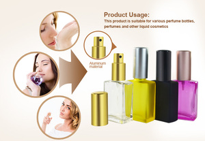 Toptan lüks parfüm 15ml 30ml 50ml 100ml kare doldurulabilir cam parfüm sprey şişe <span class=keywords><strong>atomizer</strong></span>
