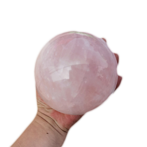 Sfera di Cristallo di Quarzo Rosa Naturale al 100% all'Ingrosso, Sfera di Quarzo Rosa Economica - Product Image 1