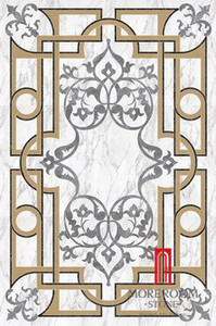 น้ำเจ็ทชั้นเหรียญvitrifiedกระเบื้องปูพื้นการออกแบบ - Product Image 2