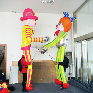 กลางแจ้งCustom Made InflatableเดินJokerเครื่องแต่งกายInflatable <span class=keywords><strong>Clown</strong></span>การ์ตูนหุ่น - Product Image 5