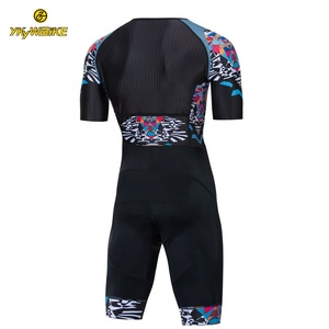 YKYWBIKE Custom OEM abbigliamento ciclismo uomo nero tuta da ciclismo - Product Image 3