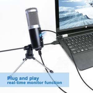 Envío gratuito profesional cardioide podcastng micrófono con trípode para juegos - Product Image 4