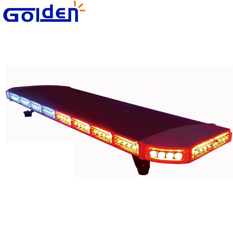 Красное и синее крепление на крышу для скорой помощи, Алюминиевая СВЕТОДИОДНАЯ Стробоскопическая сигнализация, аварийная световая балка