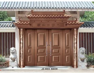 Tür Metallblech Türrahmen ABYAT Beliebte Blechs chaukel Sicherheits türen Grafikdesign Moderne Außen wohnung Yongkang
