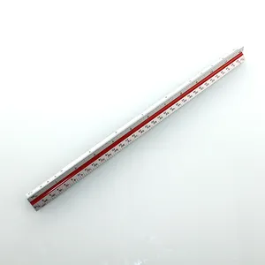 30cm Aluminium Plastic Triangular Scale Ruler