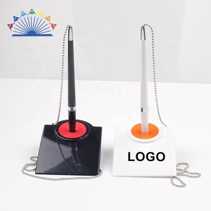 <span class=keywords><strong>Stylo</strong></span> à bille de bureau d'hôtel automatique, en plastique, avec chaîne, publicité, bon marché - Product Image 1