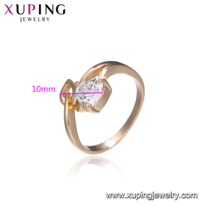15021 Zinken einstellung künstliche Diamant Herzform Frauen Hochzeit Goldring in niedrigeren Preis für heißen Verkauf - Product Image 2
