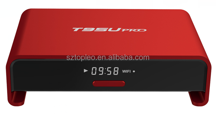S912 2 + 16G Android 6.0 TV Box Amlogic T95U Pro Octa core Kodi 17.0 Unidades Top Box