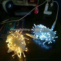 Led Fairy String Lights 10m 100leds Holiday Outdoor Wasserdichte Weihnachts baum Hochzeits feier Dekoration