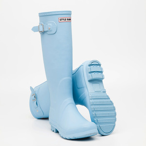 女性のための100% 防水人気ファッションハイチューブスタイルのゴム長靴 - Product Image 3