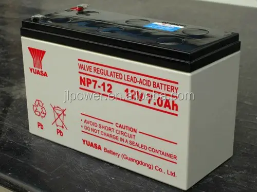 Yuasa 12v batteries 12v 9ah yuasa 12v 7ah batterie yuasa np7-12 batterie pour ups