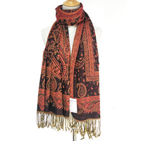 Offre Spéciale Hiver Doux Cachemire Écharpe Longue Taille Polyester Pashmina Châles Écharpes