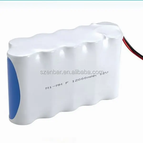 12V F size 13000mAh li-ion rechargeable battery for light weight