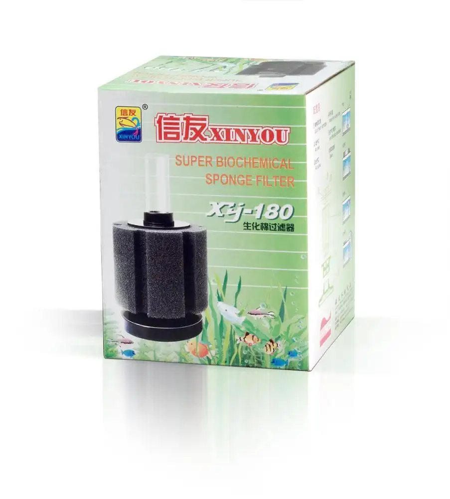 Aquarium Sponge Filter XY-180 Fish Aquarium Filter akvaryum Live Fish