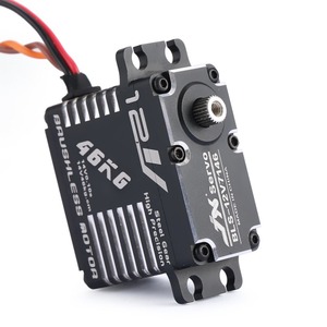 <span class=keywords><strong>JX</strong></span> BLS-12V7146 46KG 12V 0.1sec防水スチールギアフルCNCアルミニウムシェルデジタルブラシレス標準サーボ - Product Image 2