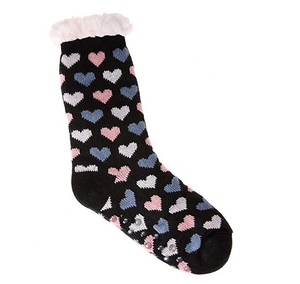 Calzini colorati in <span class=keywords><strong>pile</strong></span> <span class=keywords><strong>con</strong></span> cuore a forma di cuore e caldo invernale - Product Image 5