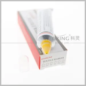 Permanent toothpaste yellow color textile marker for dying industry TM25-Y