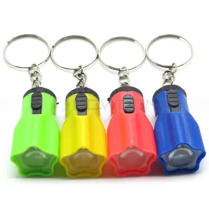 Mini Home LED Portable Star Flashlight Key Chain Torch with Battery