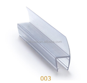 Tira de sellado lateral para puerta de <span class=keywords><strong>ducha</strong></span> sin marco para vidrio de 3/8 pulgadas, policarbonato ultraclaro, H-Jamb, sellos de <span class=keywords><strong>ducha</strong></span> de 180 grados - Product Image 5