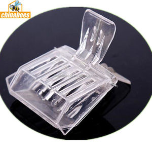 Gabbia Cattura Regina delle Api CHINABEES, Clip in Plastica Trasparente Incolore, Attrezzatura <span class=keywords><strong>per</strong></span> <span class=keywords><strong>Apicoltura</strong></span> - Product Image 1